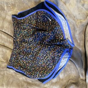 Nike Black Dri-FIT Shorts with Colorful Trim